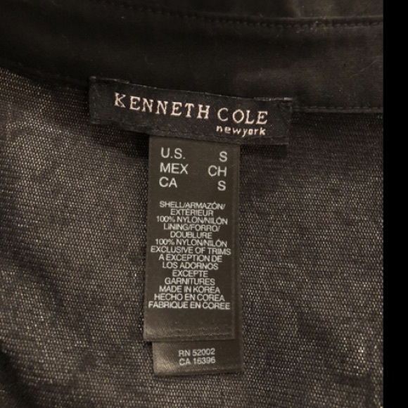 Kenneth Cole black button down blouse - Picture 3 of 3